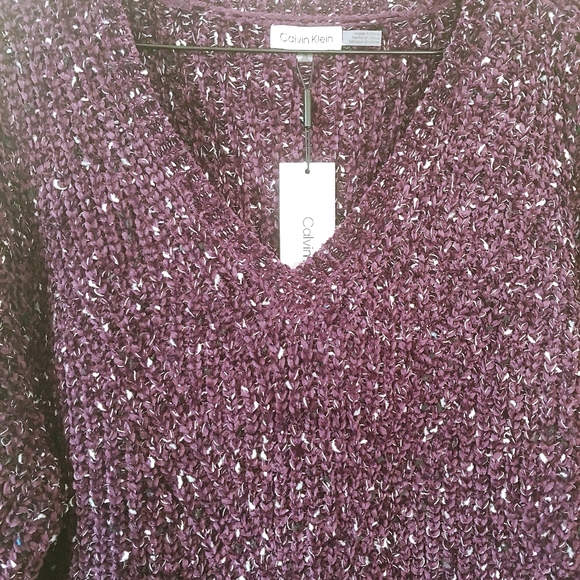New✨Purple Calvin Klein Sweater - Picture 8 of 9